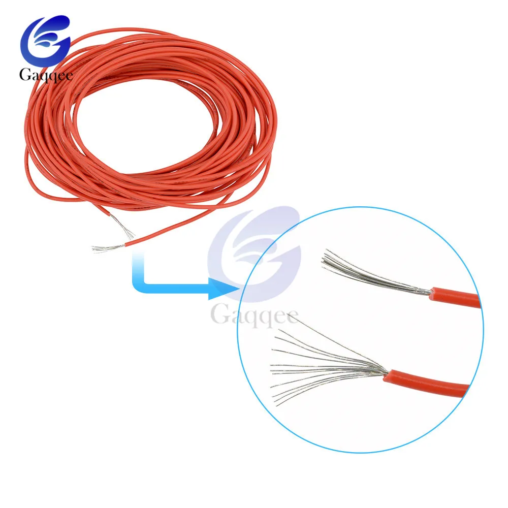 Луженая Медь 24awg электрический провод фотоэлектрический 80c 300 В изолированный