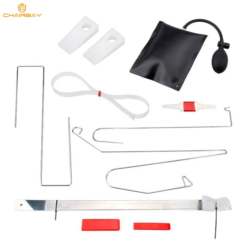 العالمي سيارة قفل خارج مجموعة أدوات فتح باب السيارة مجموعة أدوات مفتوحة Car Unlock Tool Kit Tools Carcar Door Tool Aliexpress