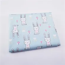 Кролик серии твиловая, хлопковая ткань, Лоскутная Ткань, DIY Baby& Child Вышивание квилтинга жира кварталы материал для домашний текстиль