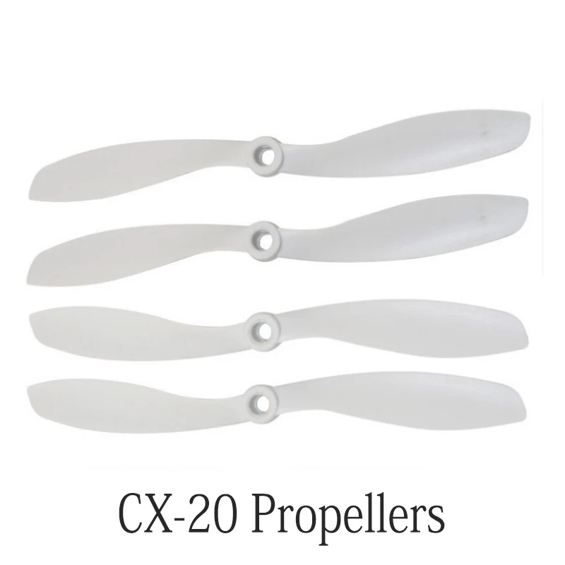 4pcs Set Cheerson CX 20 Propeller Rc Quadcopter Propellers Spare Parts Main Rotor Blade Parts Rc