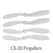 4pcs/Set Cheerson CX-20 Propeller Rc Quadcopter Propellers Spare Parts Main Rotor Blade Parts Rc Drones Helicopter