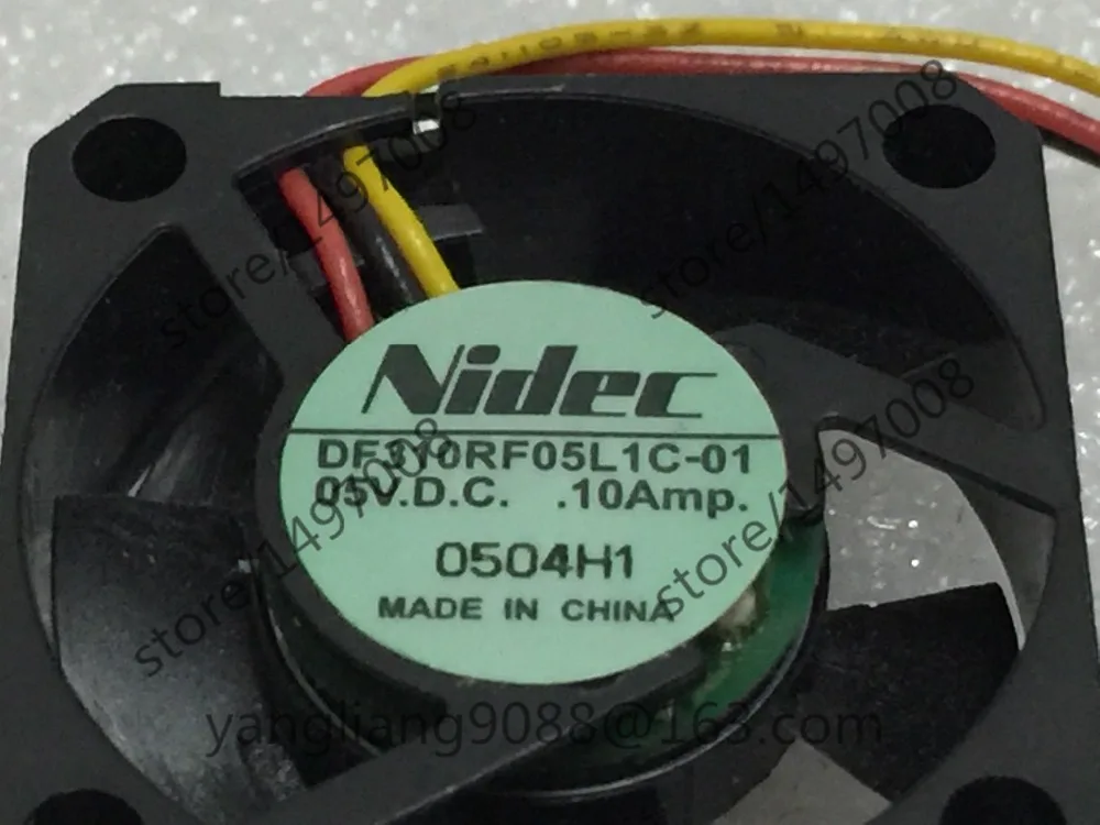 Серверный охлаждающий вентилятор NIDEC DF310RF05L1C 01 DC 5V 0.10A 3 Wire 30x30x10 мм|square fan|server fan30mm fan