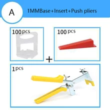 1 мм выравнивание клиньев плитки выравнивание разделители зажимы настил плиточный инструмент для костюма Бытовая система напольная плитка Наборы инструментов 201 шт