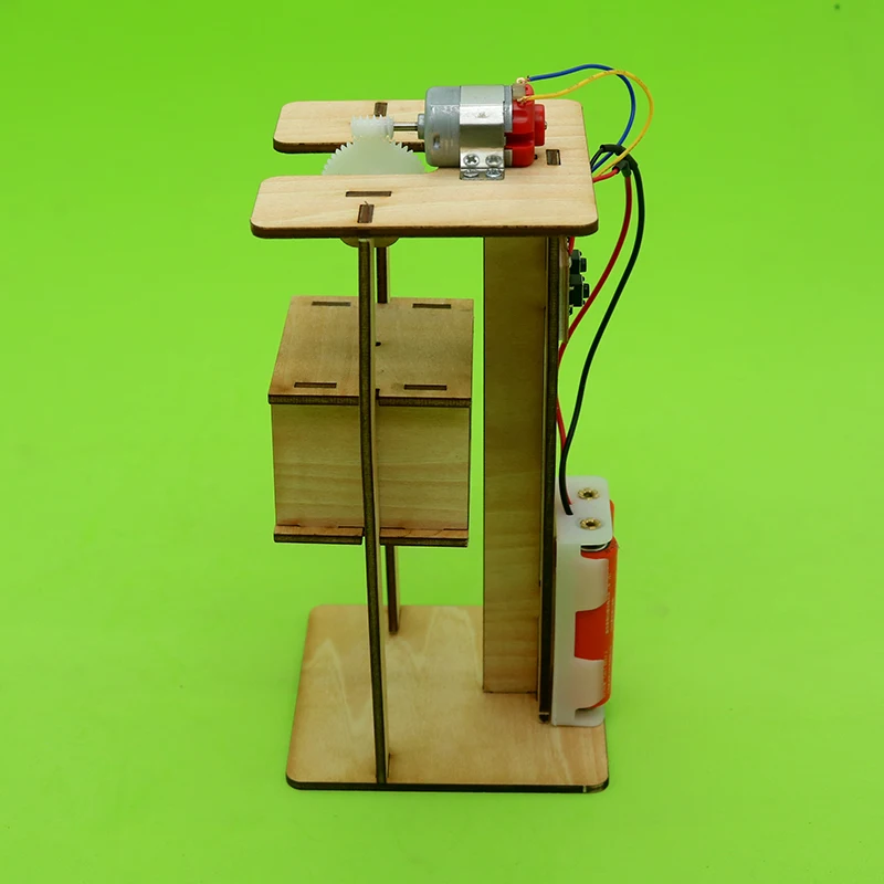 Happyxuan DIY электрическая подъемная лебедка детский набор юного ученого наборы для