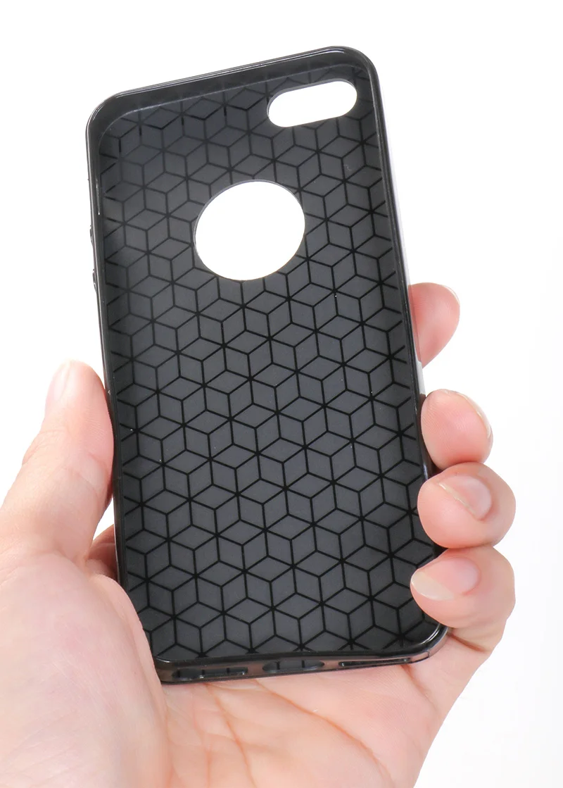 carbon fiber silicone case iphone 5 5s se (5)