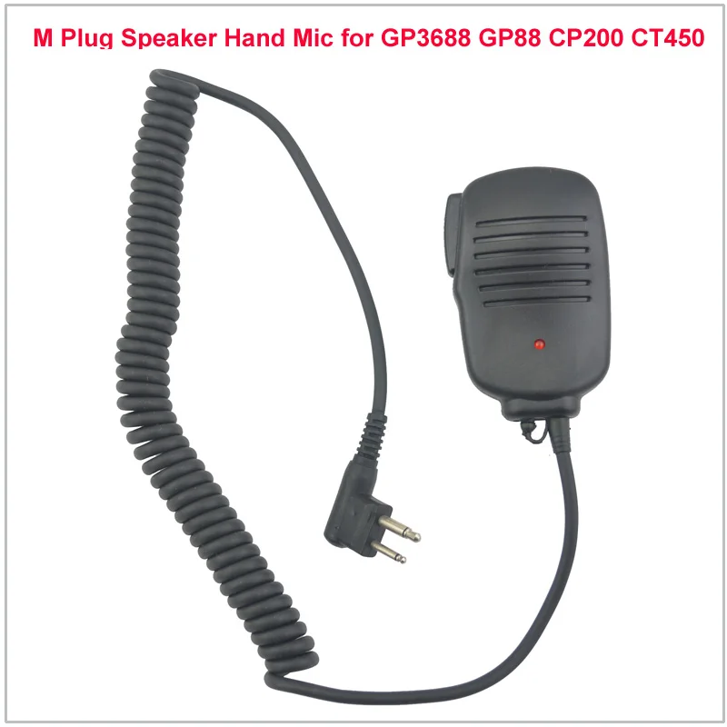 M Plug Speaker Handheld Shoulder Microphone for Motorola CP200 CT450 GP3688 GP2000 GP88S Hytera TC-500 TC-700 PUXING PX-508 | Мобильные