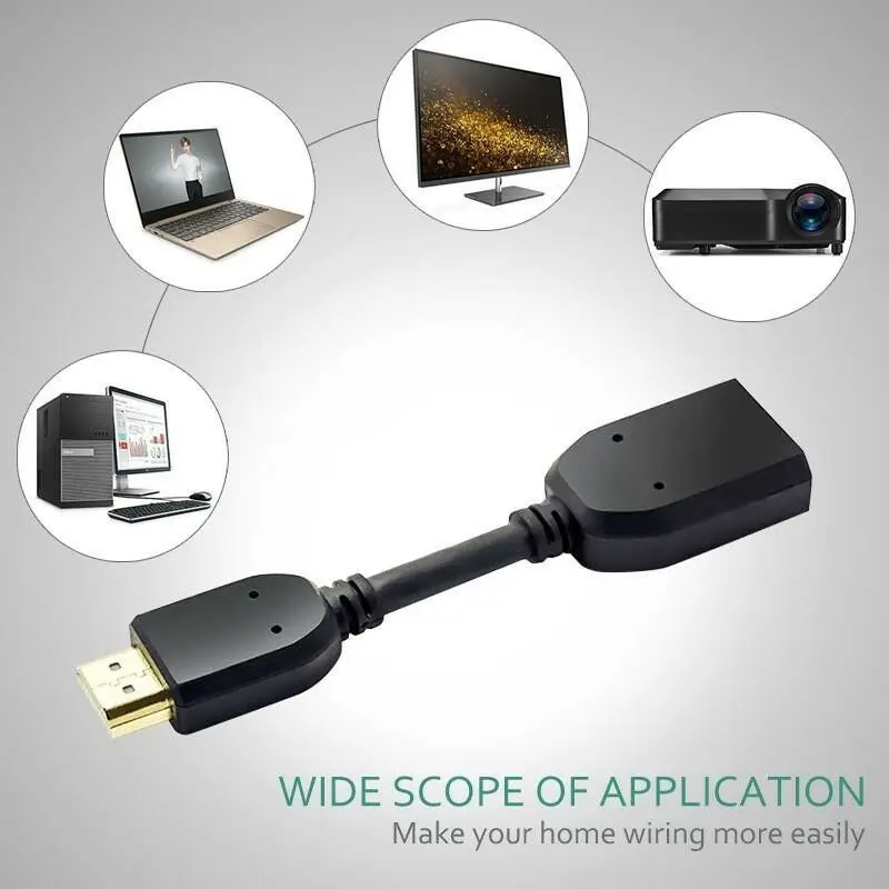 10 см HDMI удлинитель для Google Chromecast мужчин и женщин|Кабели HDMI| |