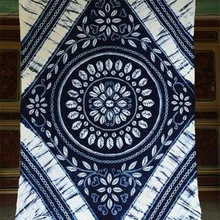 Японская Shibori Tie dye Великолепная ручная роспись/уникальный дизайн ручной работы Kanoko скатерти много видов применения