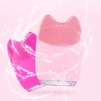 

Mini Electric Face Cleansing Brush Waterproof Massage Machine Silicone Facial Cleansing Devices Tools USA Overseas Warehouse