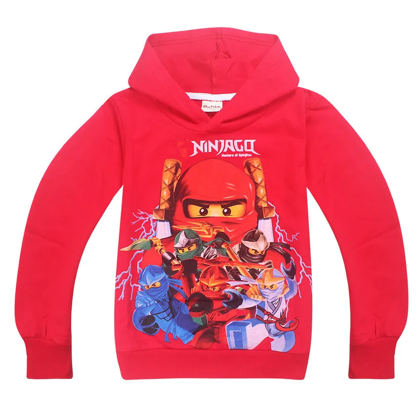 

2017 Autumn Cartoon Boys Girls Ninjago Hoodies Children Long Sleeve T-Shirts Kids Clothing Sweatshirts Boy Sport Coats 3-10Y