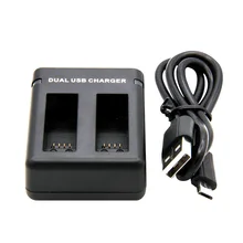 Stable Current Quick Efficient Safe Portable Dual Slot Durable USB Port Battery Charger Camera Replacement For Gopro Hero 5 6 7