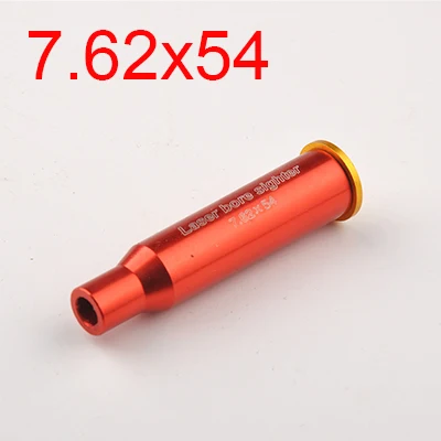 Тактический Red Dot лазерный Boresighter CAL.223/20GA/. 308/7. 62X54R Sighter Картридж красный лазерный Boresighter с батареей - Цвет: Коричневый