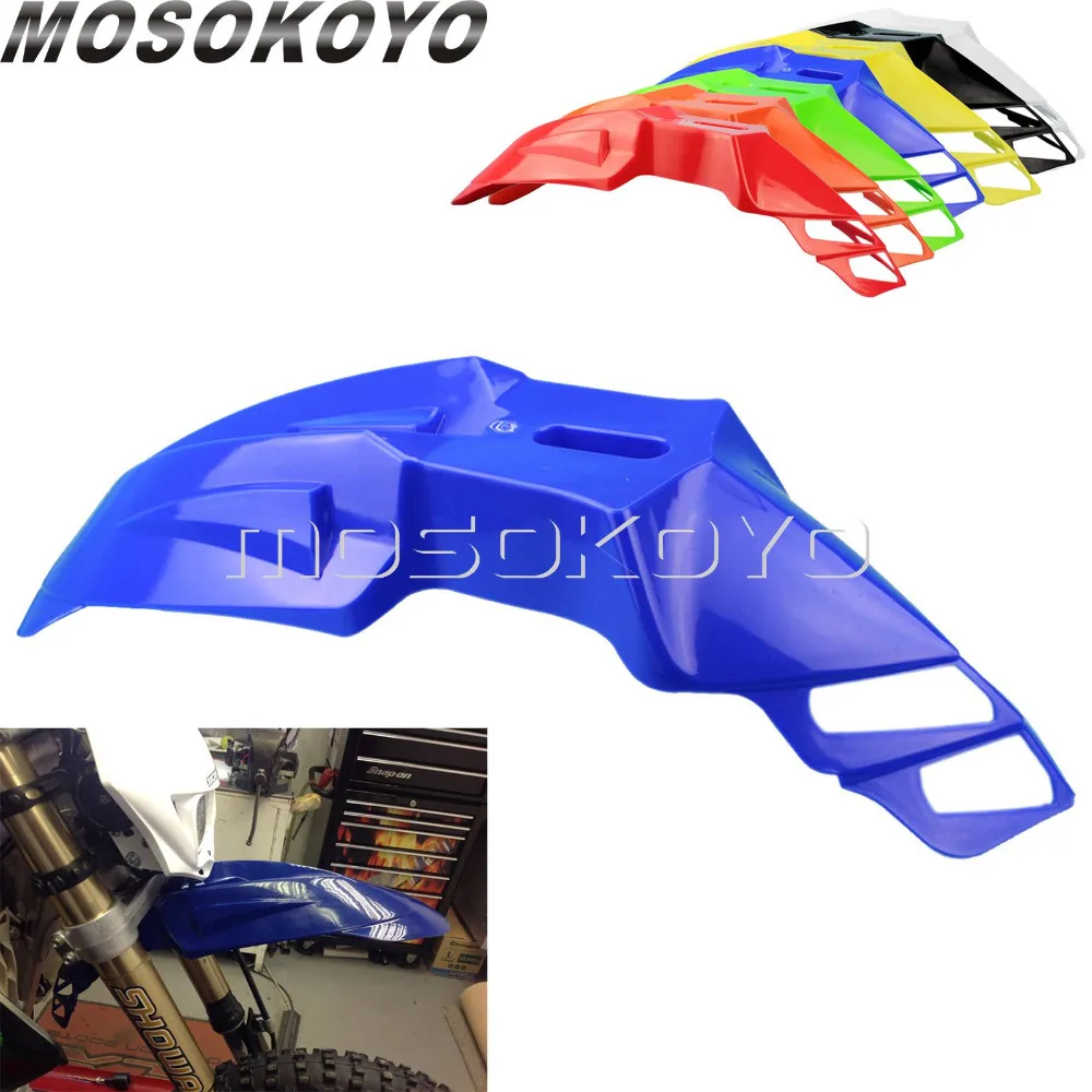 

Super Motard Front Fender Motocross Mudguard Blue Mud Guards for Yamaha WR TTR husaburg DRZ KX YZ KTM WR XR