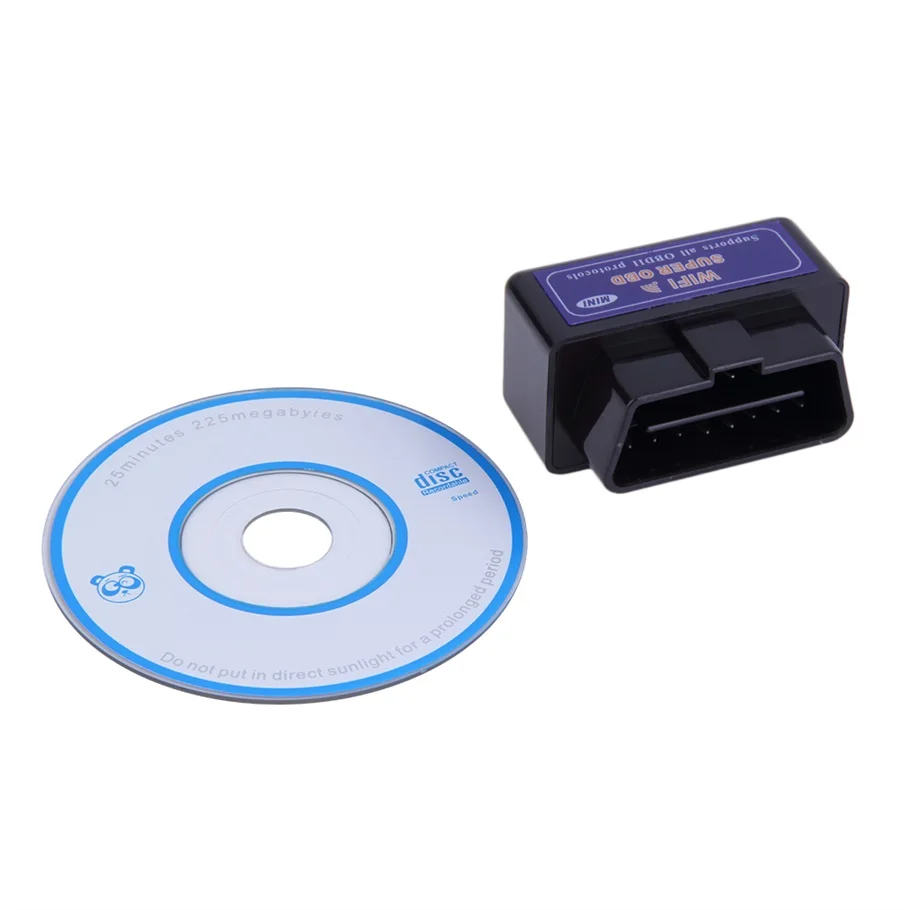 Мини elm327 WiFi ELM 327 OBDII диагностический инструмент автомобиля OBD2 читателя кода для
