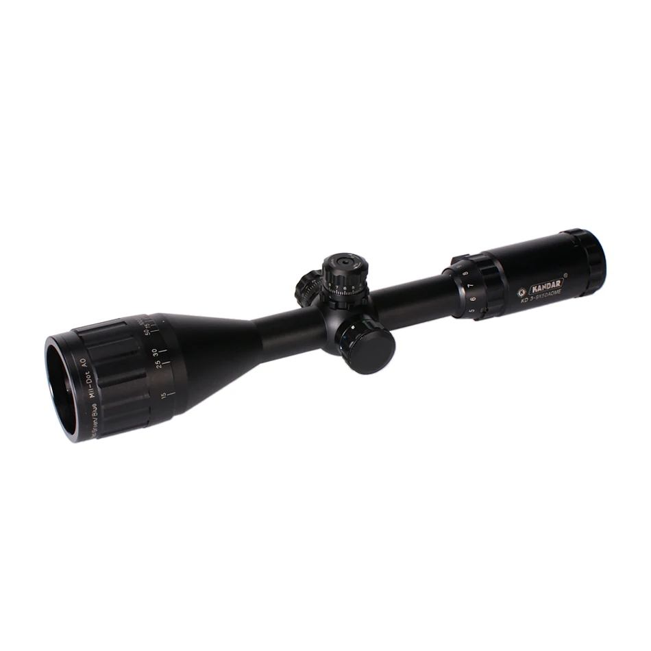 

3-9x50 AOME Russian Tactical Riflescope Hunting Optics RGB Rifle Scope AR15 Gun Sights