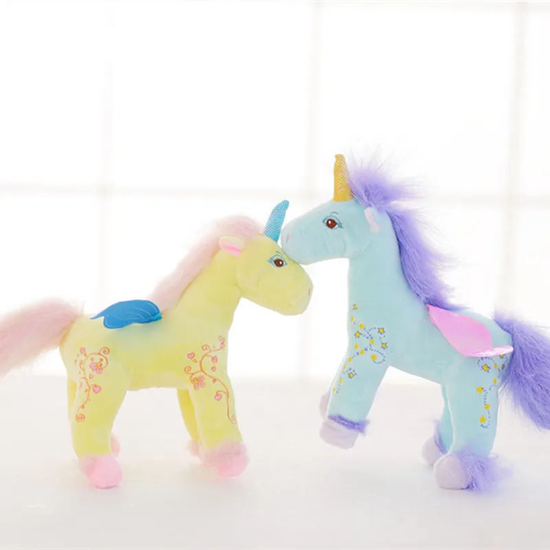 Летающая лошадь ангел единорог мягкие и плюшевые животные для маленьких девочек