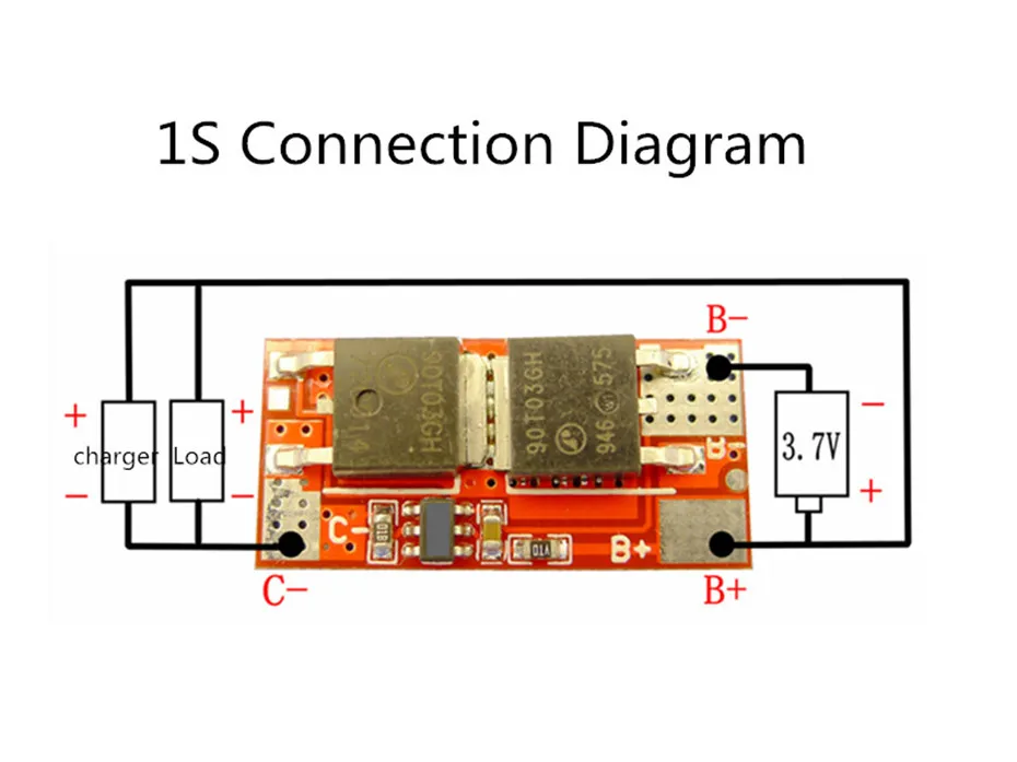 1S BMS 2.5A/3A/4A/5A/10A/25A 3,6 v 3,7 v Защитная плата для литий-ионного аккумулятора