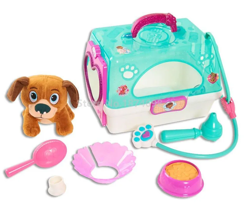 

Doc McStuffins Pet Vet On The Go Carrier Findo Dog Plush & Figure Tool Accessories Set Kids Toys Dolls for Girls Christmas Gifts