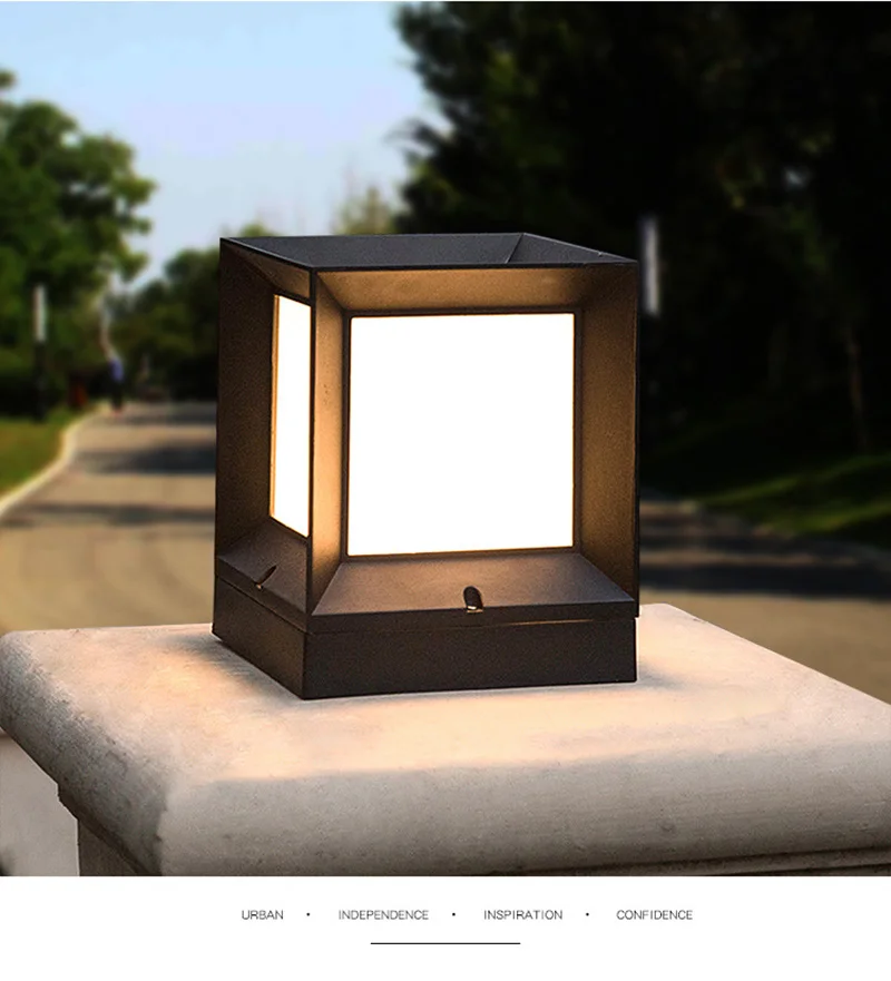 Preto à Prova Conduziu a Lâmpada de Iluminação do Jardim do Pátio ao ar Livre com Sensor para a Decoração do Assoalho Casa de Campo Nórdico Branco Água Solar Rua Ip44 d' 2 Lâmpadas solares