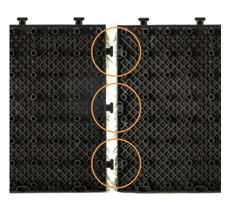 Enipate, 1 шт., травяная плитка, серия PP, блокирующая травяная палубная плитка, искусственная Противоизносная газонная плитка, коврик, садовый настил, плитка