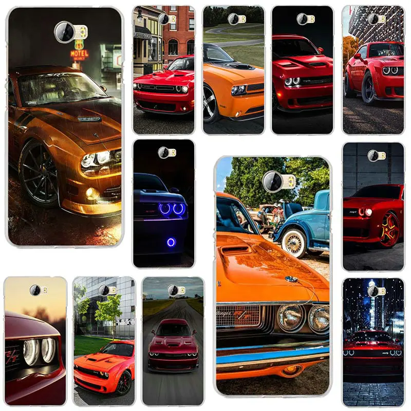 

Super Car Dodge Challenger Srt Soft TPU Silicon Phone Case for Huawei P8 P9 P10 P20 P30 Mate 10 Pro Honor 7X 9 Lite 2017 Shell