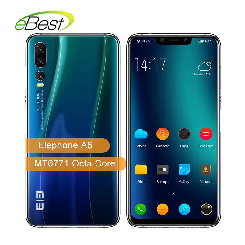 

Elephone A5 6.18 Inch FHD+ U-Notch Screen Mobile Phone MT6771 Octa Core Smartphone 4GB RAM 64GB ROM 4000mAh 4G Android Cellphone