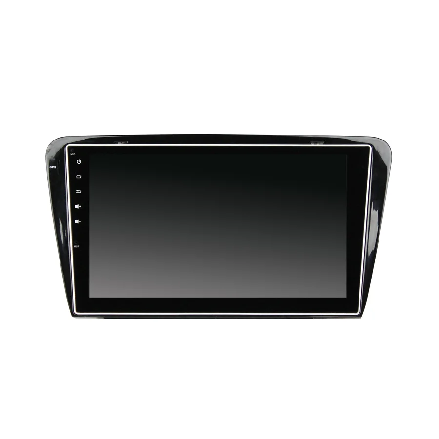 Discount ELANMEY premium car gps navigation For SKODA Octavia 2014-2015 8-core android 8.0 multimedia player russia glonass radio device 1