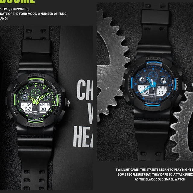 SMAEL Marka zegarek Mężczyźni Sport LED cyfrowy mężczyzna ClockWristwath mężczyźni zegarek Top Marka luksus Relogios męski Montre Homme WS1027 tanie i dobre opinie Quartz Wristwatches 22mm Shock Resistant Stop Watch LED display Auto Date Water Resistant Diver Back Light Chronograph Multiple Time Zone Alarm Luminous Repeater SMAEL Marka zegarek Mężczyźni Sport LED cyfrowy mężczyzna ClockWristwath mężczyźni zegarek Top Marka luksus Relogios męski Montre Homme WS1027 tanie i dobre opinie Quartz Wristwatches 22mm Shock Resistant Stop Watch LED display Auto Date Water Resistant Diver Back Light Chronograph Multiple Time Zone Alarm Luminous Repeater