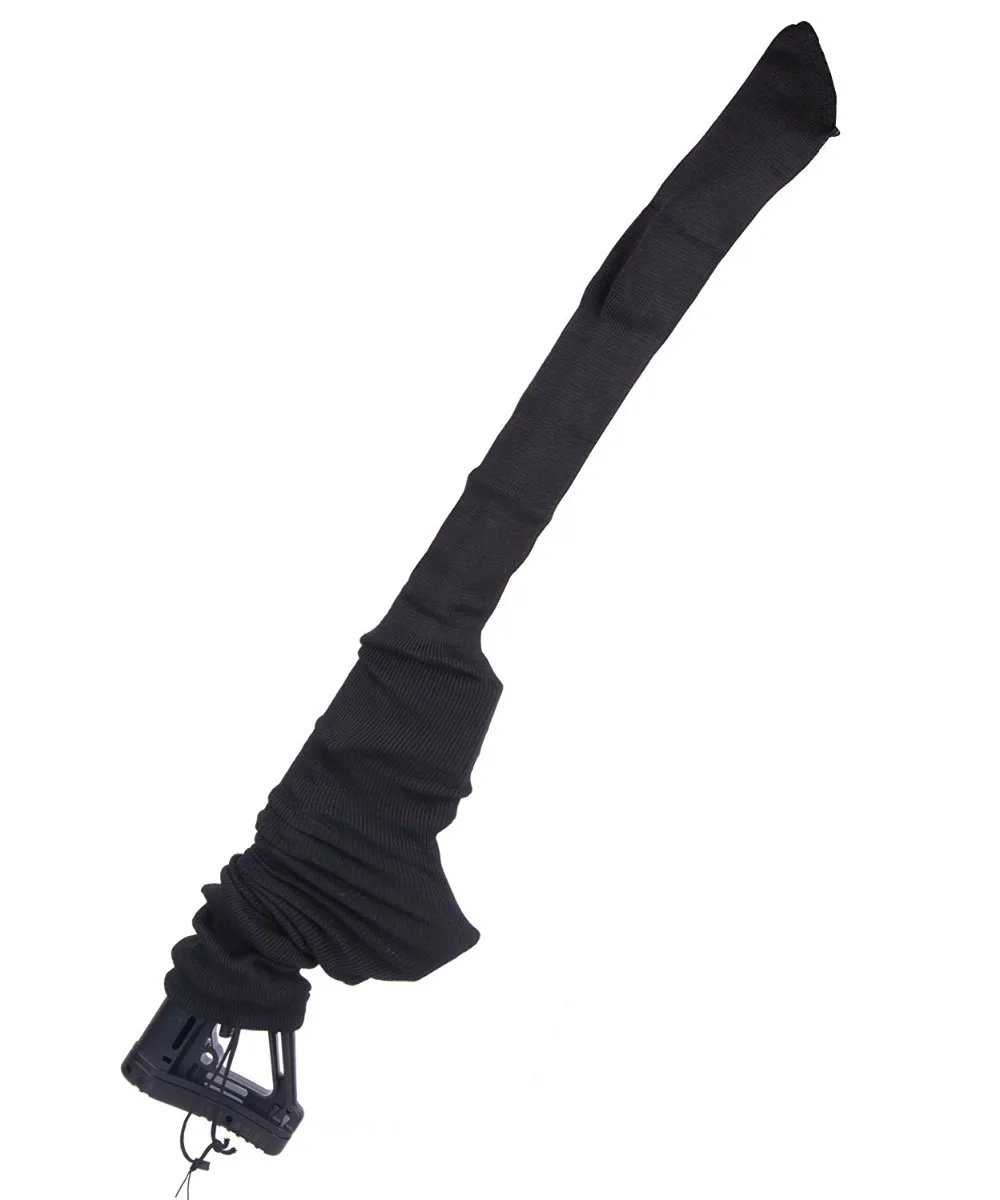 2 шт. тактическая воздуха пистолет носок полиэстер силикон обработанный винтовка трикотажная ткань защитная крышка рукав для хранения для