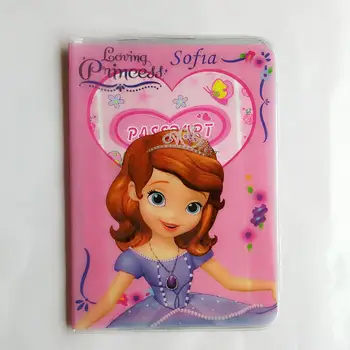 

Princess Passport Holder Imitation Leather Women's Travel Passport Cover Card Case Holder for abroad