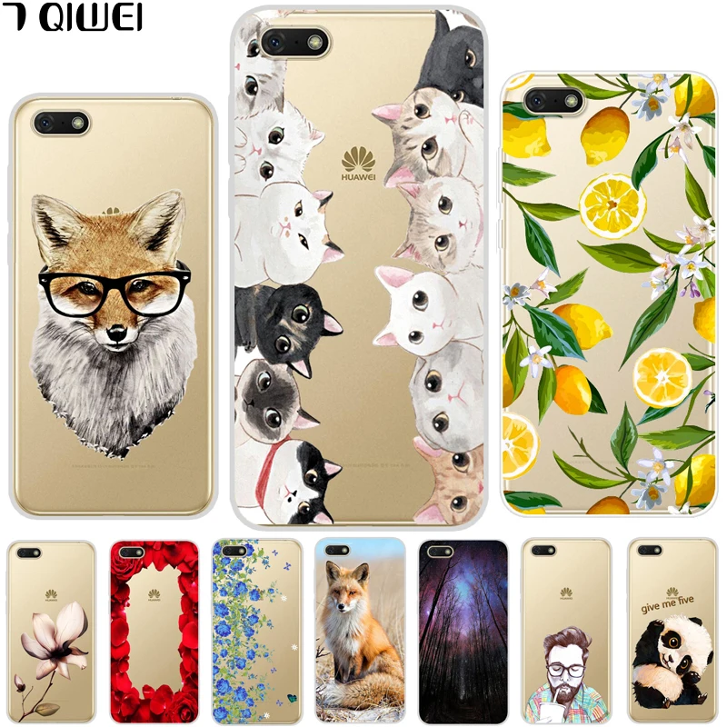

5.45'' For Huawei Y5 Lite 2018 Case DRA-LX5 Silicone Cover Soft TPU Phone Case For Huawei Y5 Lite 2018 Case Y 5 Lite DRA LX5