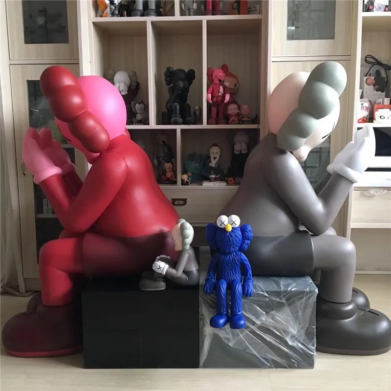 

2019 Newest Kaws figures 106cm Medicom Toy 4FT Kaws Companion Passing Through Open Edition Vinyl Figure Companion