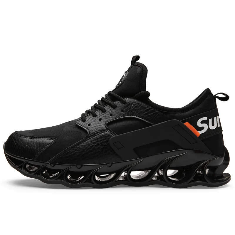 

2019 Mens Running Shoes Lace-up Outdoor Sneakers Breathable Mesh Light Sport Shoes Man Athletic Walking Jogging Shoes Size 39-44