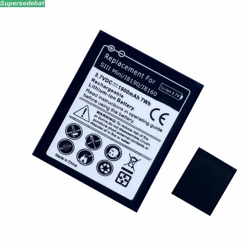 Original Samsung eb-f1m7flu batería para Galaxy s3 mini gt-i8190 3 pin contactos nuevo