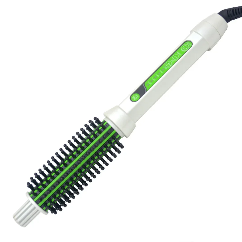 Tong de Ondulação para o Cabelo Curto e Longo Prazo com Revestimento Modelador de Curling 3 em 1 Cerâmico Anti-queimadura Escova Ferro Comb Curler Wand Rollers