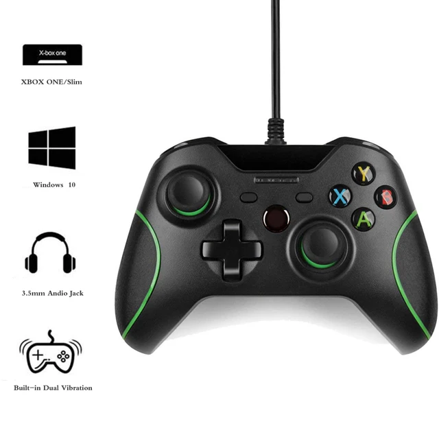 Special Offers USB Game Wired Controller for Mircosoft XBox One/XBox One Slim/PC Game Controller Gamepad -With Shock Vibration Joystick