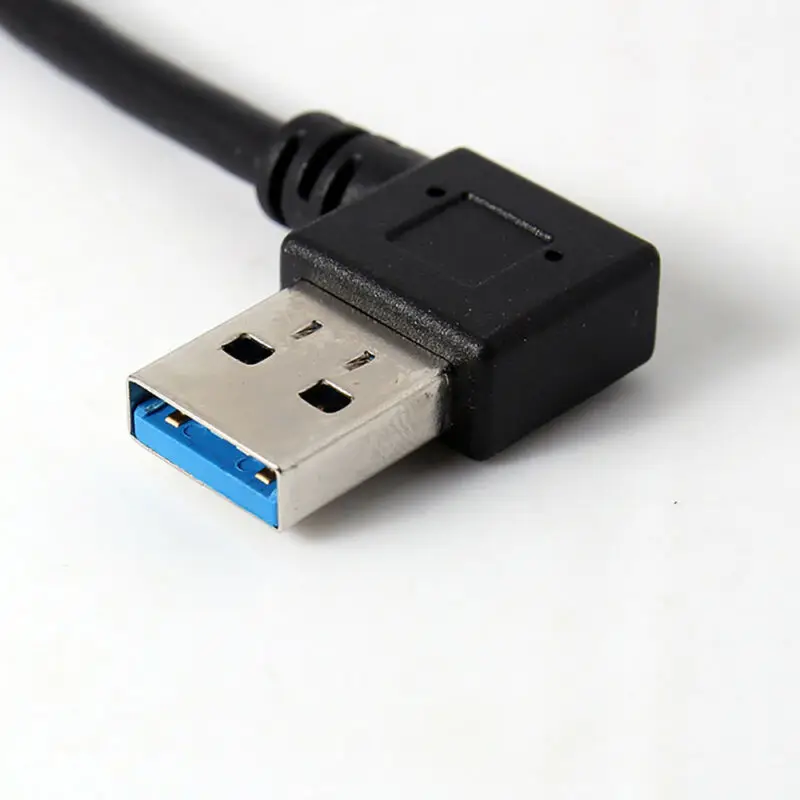 Удлинитель угла наклона кабеля 90 градусов USB 3 0 А быстрая передача
