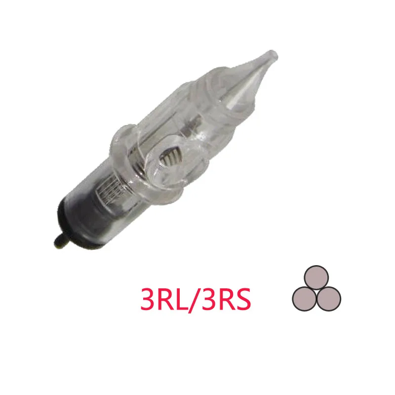 Картриджи для татуировок 3RL/3RS круглые шейдеры изогнутые иглы подводка бровей и