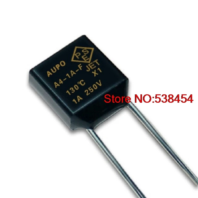 Square temperature fuse A4 1A F 130 degrees 1A 250V RH130 original authenticin Fuses from Home