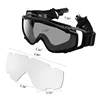FMA Helmet Goggles Tactical Airsoft Ballistic Anti-Fog Goggles Military Safety Glasses for Helmets with Side Rails BK&Clean Lens ► Photo 2/6