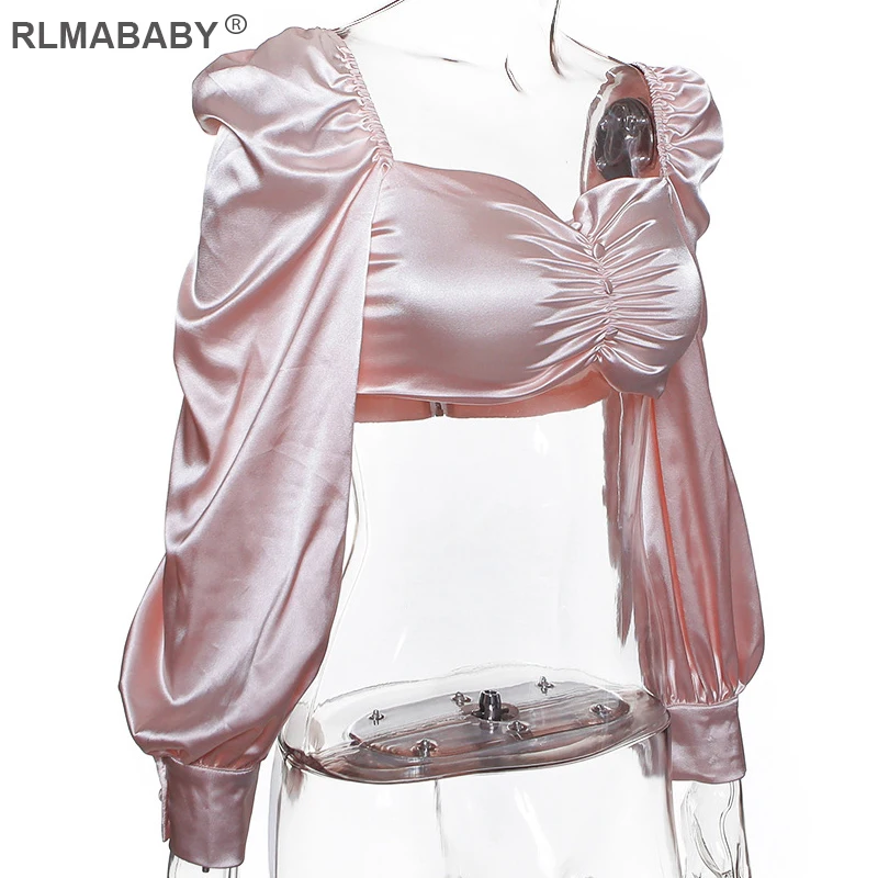 Летние rlmababy лоскутное Ribbed Lace Crop с открытыми плечами бандажная повязка Для женщин Sexy Топ Повседневное уличная Femme футболки