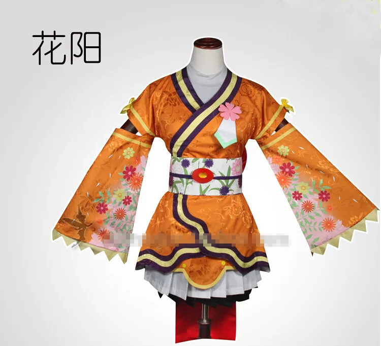 Love-Live-Koizumi-Hanayo-School-Idol-Movie-Uniforms-Cosplay-Kimono-Free-Shipping-Stockings