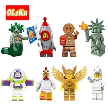 Single Sale Figures Medusa Rocket Boy Unicorn Girl Statue of Liberty Inhumans Royal Family Bricks Building