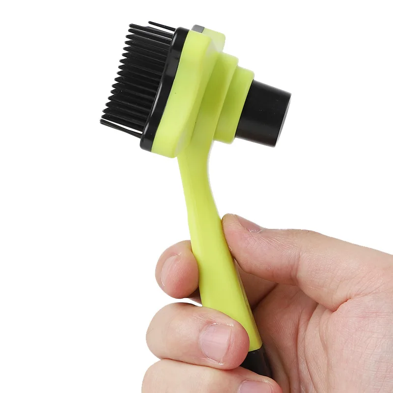 

Pet Self Cleaning Slicker Brush Professional Cat Dog Rabbit Grooming Tools Pet Brush Comb Removes Mats Tangles and Loose Hair