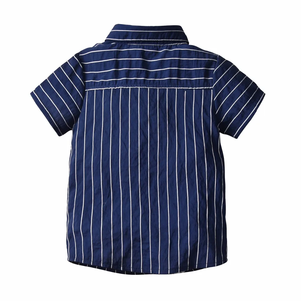 2,3, 4,6, 8 лет, полосатые рубашки+ штаны, комплект одежды для мальчиков костюм для мальчика праздничный KS-1927