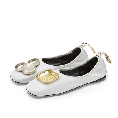 Boucle 2019 Femmes Métal Portant Début 2 En Rétro Chaussures De Plates Simples Printemps Au Nouveau 1 Du oWdxCeQrEB