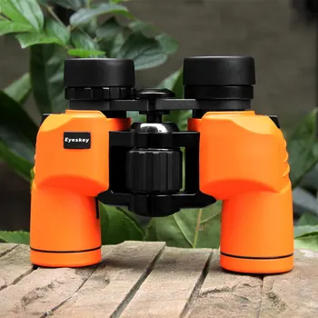 

Binoculars 8x30 Eyeskey Porro Waterproof Binoculars Telescope Bak4 Prism Optics Compact for Camping Pink/Black/Yellow color