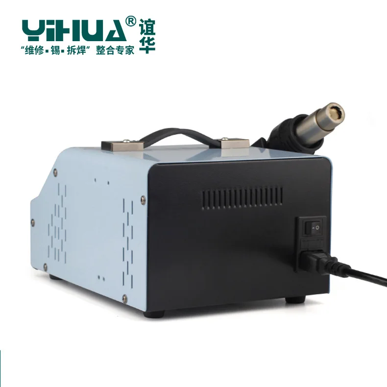 YIHUA 992DA+ Многофункциональный цифровой дисплей паяльник с горячим воздухом паяльная станция дымовая вакуумная паяльная станция BGA