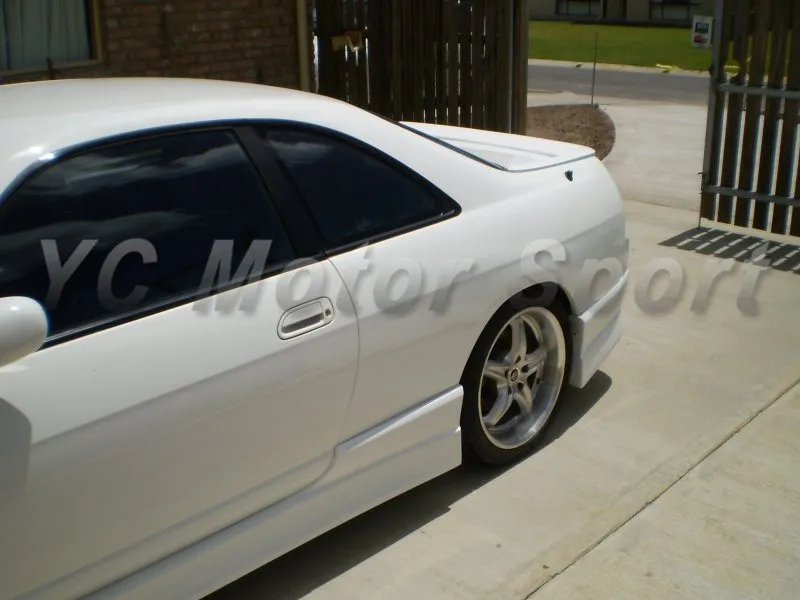 1995-1998 Nissan Skyline R33 GTS 2D M Sport Style Side Skirts FRP (5)