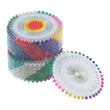 480 шт./компл. мульти Цвет с круглым концом с искусственным жемчугом украшения Pin кройка и Шитье Pin ремесленных инструментов